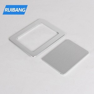 Custom made silver simple aluminum panel for electronics smart home touchscreen control panel parts