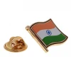 Custom metal national india flag lapel pin badge
