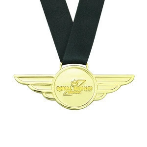 Custom Metal Sports Challenge Award Souvenir Medal With Ribbon