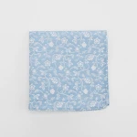 Custom New Design 100% Silk Woven Hanky Mens Handkerchief