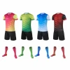 custom new men soccer uniforms team shirts soccer wear football jerseys set thailand quality football shirt 20/21