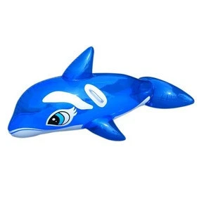 Custom Plastic Inflatable  Water Pool Animal Aquatic Whale Toy for Kids