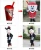 Import custom plush mascot costumes halloween costume plush Cow mouse raptors mascot mickey for adults from China