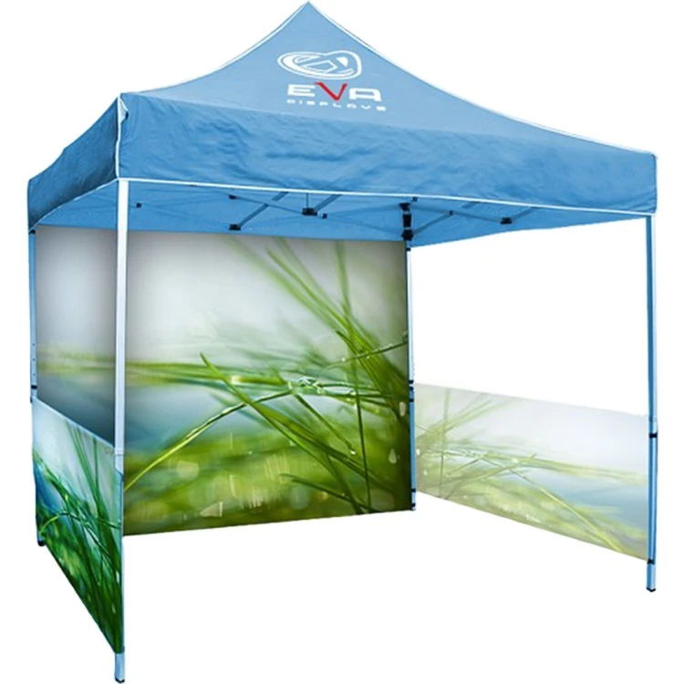 Custom Pop Up Outdoor Exhibition Tent Aluminum Frame Folding Trade Show Advertising Canopy