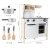 Import Custom Pretend Role Play White Cooking Kitchen Wooden Kids Kitchen Toy from China