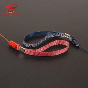 Custom printed mobile wrist belt phone strap for key holder