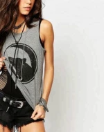 custom  and hot ladies tang top slimming tank top camisole