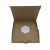 Import Custom silver foil stamping kraft card square craft paper envelopes with a window and string tie closure from China
