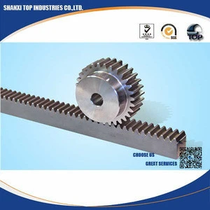 Customer design CNC high precision steel gear rack and pinion