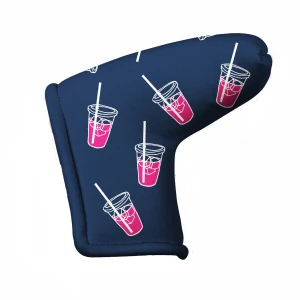 Customised No Fading Full Print Transfusion Strong Magnetic Blade Neoprene Golf Club Head Covers