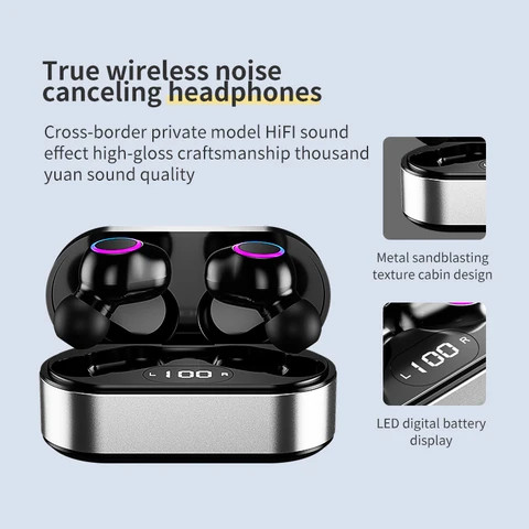 Buy Customized 2022 Earphones In Ear Earbuds Bluetooth Wireless Noise ...