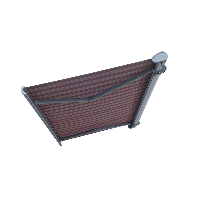 Customized Balcony Outdoor Sunshade Full cassette Aluminum Motorized Retractable Awning