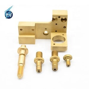Customized fabrication precision brass agriculture parts with 5-axis machining center used in industrial equipment