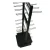 Import customized floor metal umbrella stand wiht wheel from China