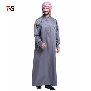 Customized Middle Eastern Muslim Arab Men Thobe Thawb caftan islamic clothing