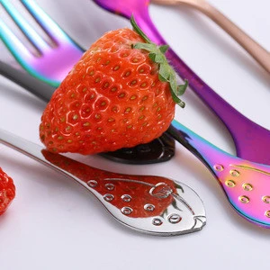 Customized personalized logo stainless steel304 puffer shape fruit fork,fork for cake