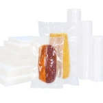 customized printing logo food meat chicken packing embossed high temperature cooking nylon vacuum storage bags