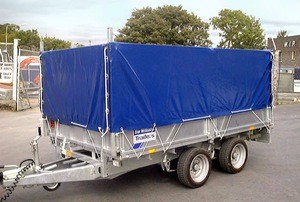 Customized Size Utility Trailer Cover Heavy Duty PVC Tarpaulin PVC Car Cargo Trailer Covers