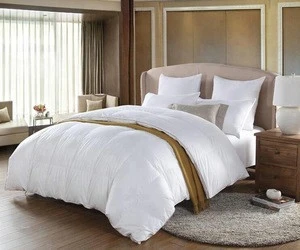 Customized white goose down quilt for hotel or home used