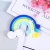 Import cute diy accessories flatback colored simulation polymer clay rainbow craft from China