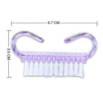 Cute mini size plastic manicure nail brush