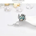 D49 Dvacaman 2019 High-quality Shellfish Rose Hot-selling Creative Brooch Jewelry Accessories Valentines day Party Wedding gift