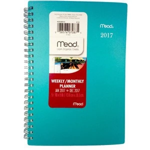 Daily planner dairy notebook spiral shorthand notebook with dividers in different sizes