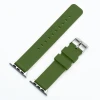 DANSHA  Elite Silicone Watch Bands Quick Release 38mm 40mm 42mm 44mm For Apple Watch Soft Silicone