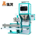 DCS-25K-3A 5-50kg granule grain rice sugar bean bag packing machine with conveyor and sewing machine