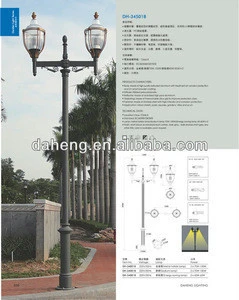 Decorative Aluminum Street Lamp Pole