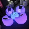 Decorative lighting bar furniture set used led sofa for night club
