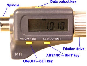 Digital Micrometer Head 1" Travel 0.003 mm Accuracy - EQ-MHD-25C