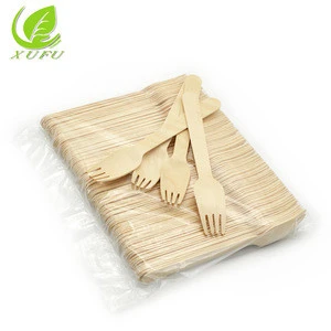Disposable Chinese Factory Directly Bulk Hot Wooden Fork For Fruits