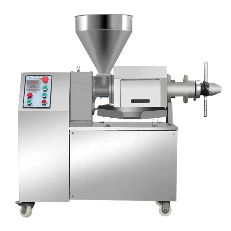 Domestic small commercial automatic electric hot and cold stainless steel oil press sesame oil machine price