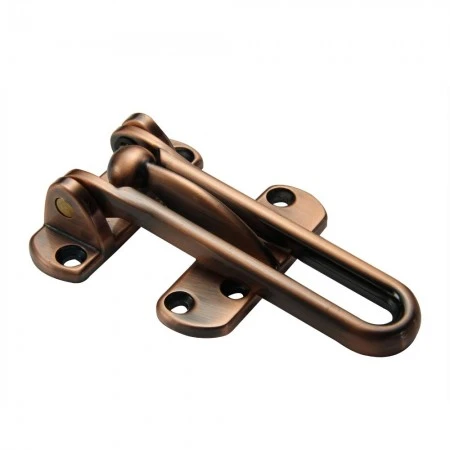 Door Security Safety Guard Lock Locking Latch Alloy Rose Gold