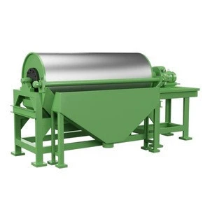Dry permanent magnetic separator for lump ore