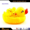 Duck bathroom set animal bath toys soft PVC floating duck