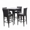 Durable in use luxury bar table chair modern furniture set sets