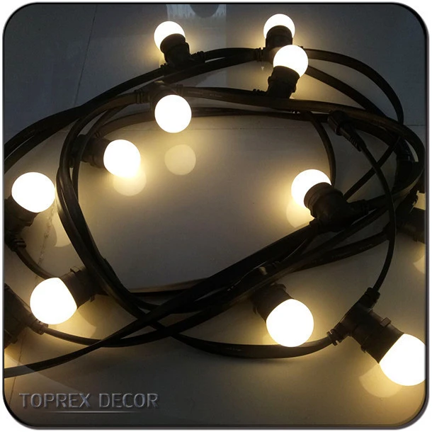 E27 led belt string lights rubber cable festoon lighting decoration