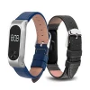 Eastar Colorful Leather Smart Watch Band For XiaoMI Band 2 Stainless Bracelet Replace Wristbands Leather Strap For Mi Band 2