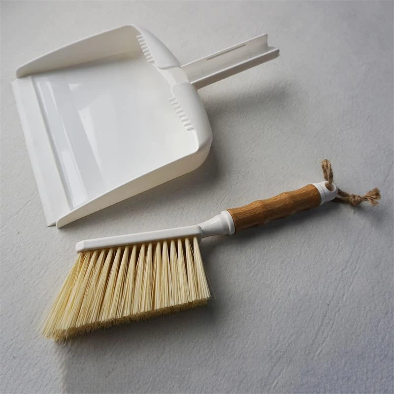 Eco-friendly broom with bamboo dustpan dust pan and broom
