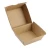 Import Eco friendly food grade compostable kraft paper cardboard hamburger box from China