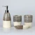 Import Eco-friendly Modern Luxury Design Hotel Home Decoration 4 pieces Ceramic Bathroom Accessories Set from China