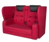 Economic Home Auditorium Chair /Comfortable Theater Furniture with Plastic Writing-pad
