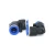Import Elbow Blue Black Plastic Pneumatic Fitting Quick Connector L Type for Air Hose Truck Trailer Parts from China
