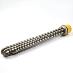 Electric resistance heating element solar water heater to heat water