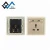 Import Electrical socket wall 5pin Multi-function socket Elephant white Champagne Gold Black switch and socket from China