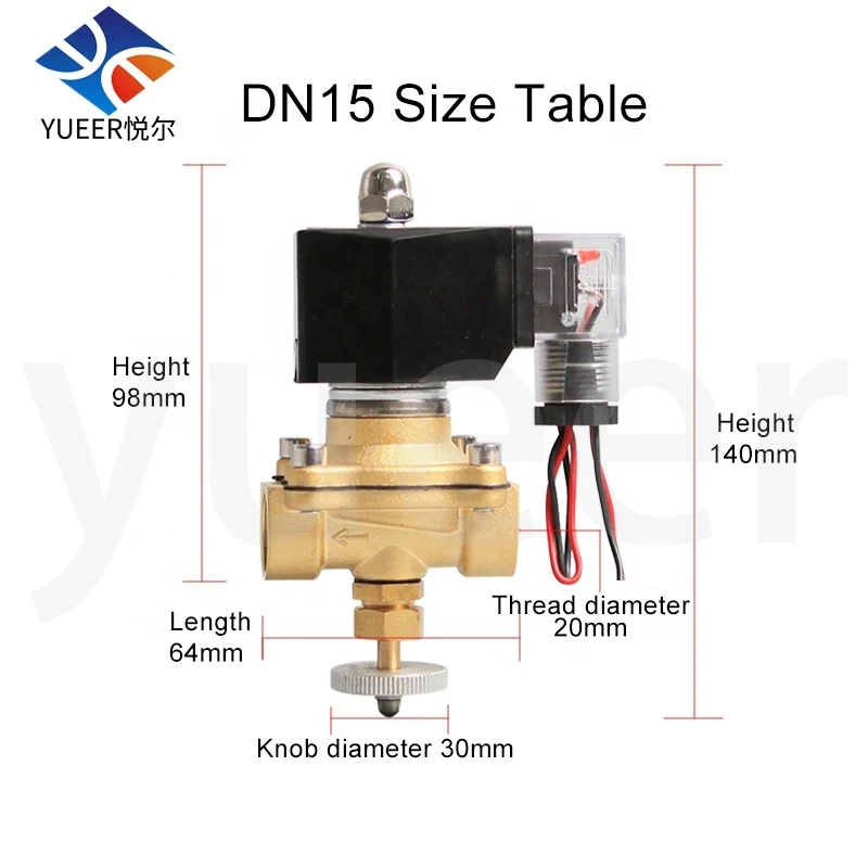 Electronic Automatic Drain Solenoid Valve Valve 24v Dc with Manual Emergency Switch Manual Water Brass 1 Piece Diaphragm General