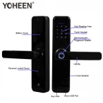 Electronic Keyless Tuya App Smart Door Lock WiFi Biometric Fingerprint Digital door Lock