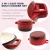 Import Enameled Cast Iron Multi Cooker 5.5-Quart Dutch Oven Frying Pan Cherry from China